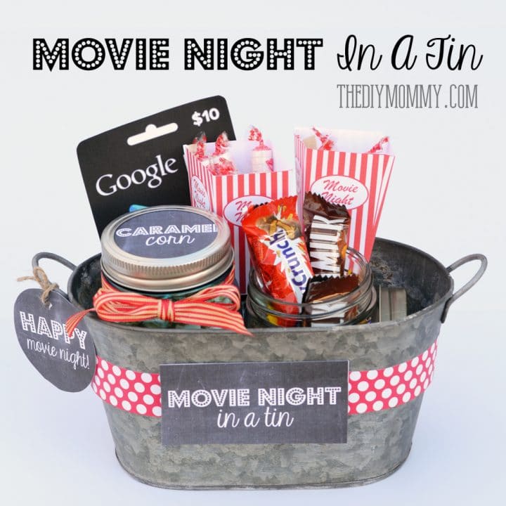 ideas for care packages -movie nights